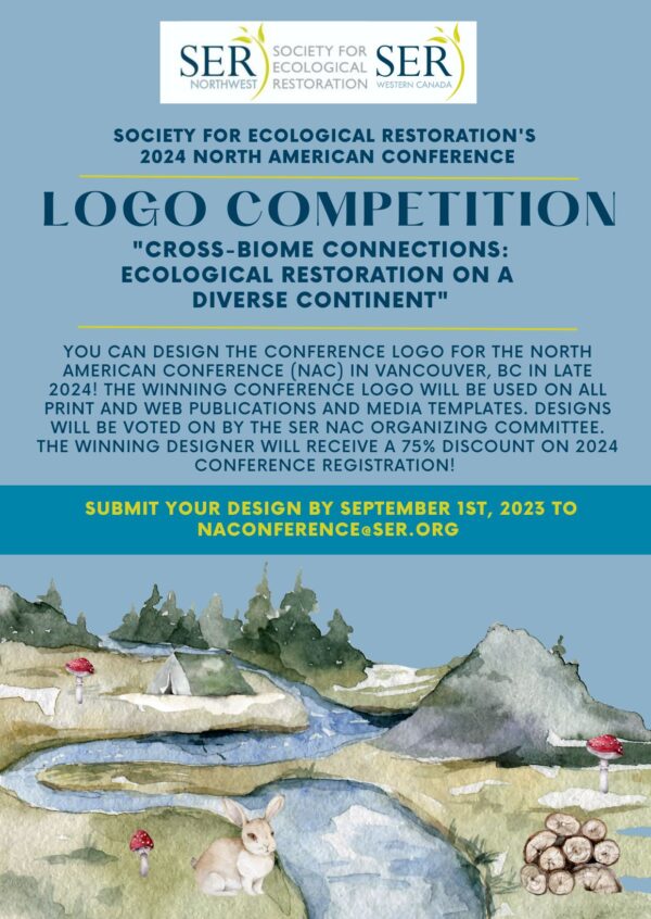 Society for Ecological Restoration 2024 North American Conference Logo Competition